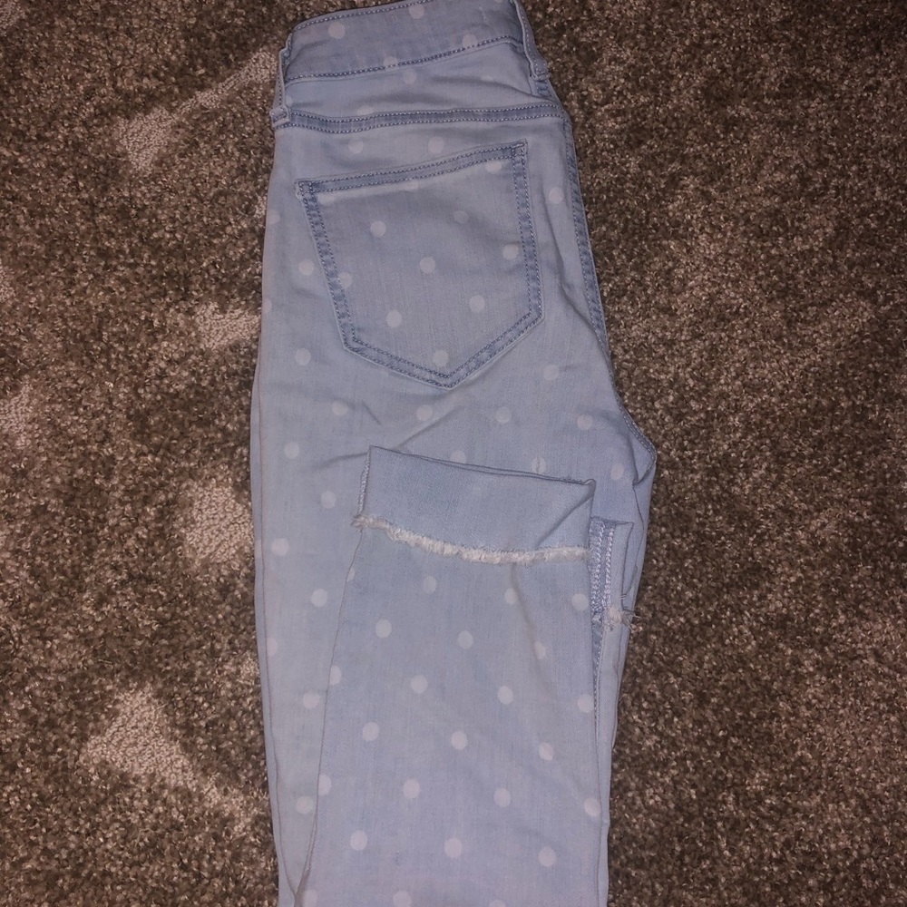 LAUREN CONRAD SKINNY CROP JEANS